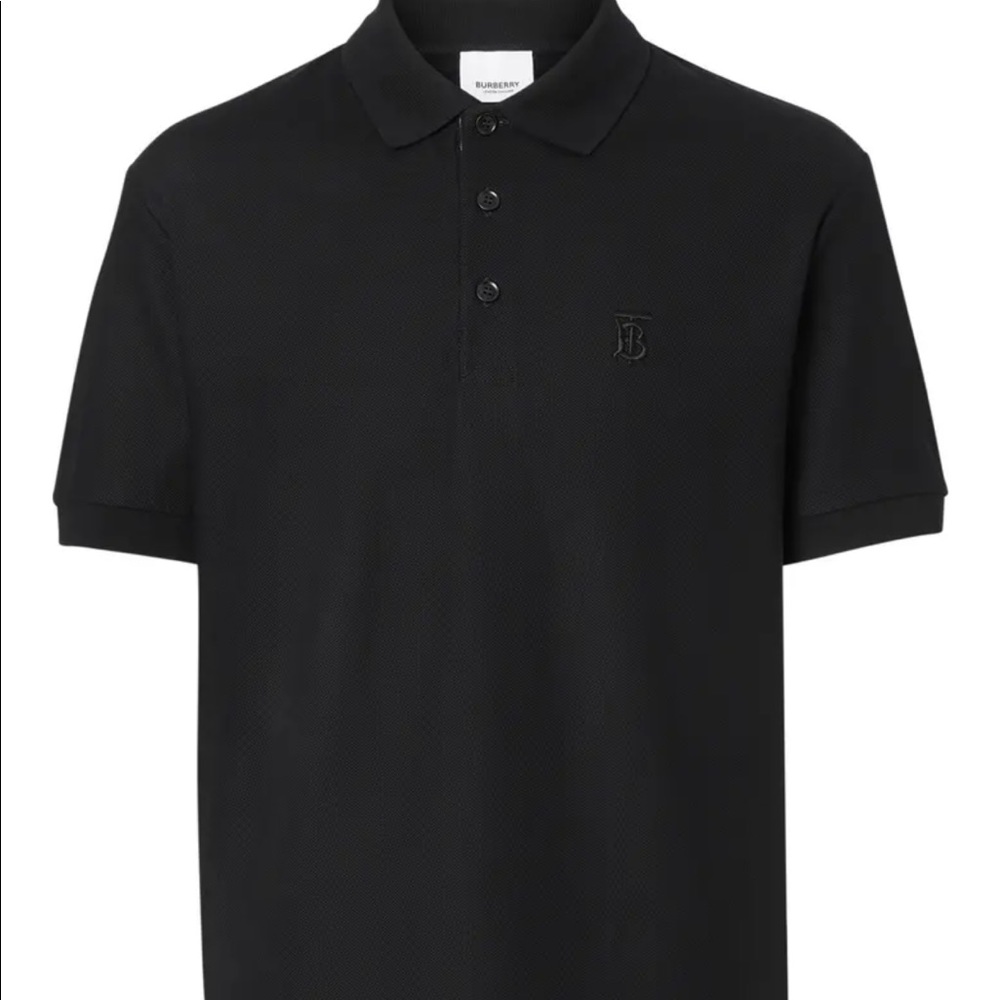 Burberry Eddie Piqué Polo
BURBERRY black NEW with tags